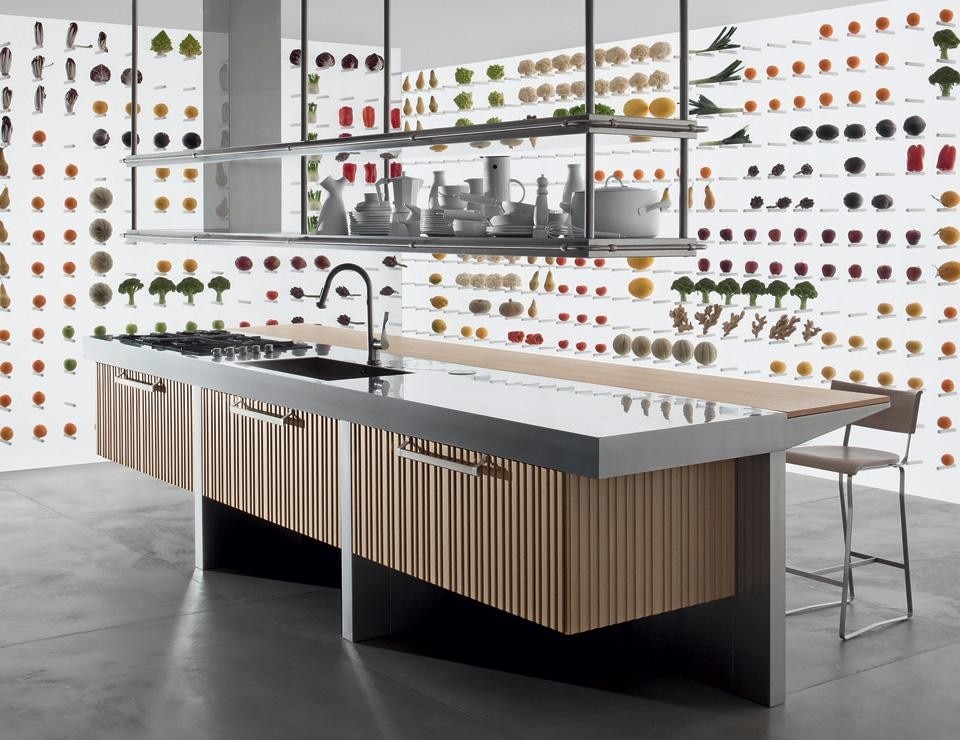 A visualisation of the new Arclinea showroom in Milan
