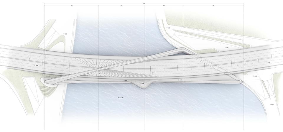 10 DESIGN and Buro Happold, <em>Infinity Loop Bridge</em>, Zhuhai, China.