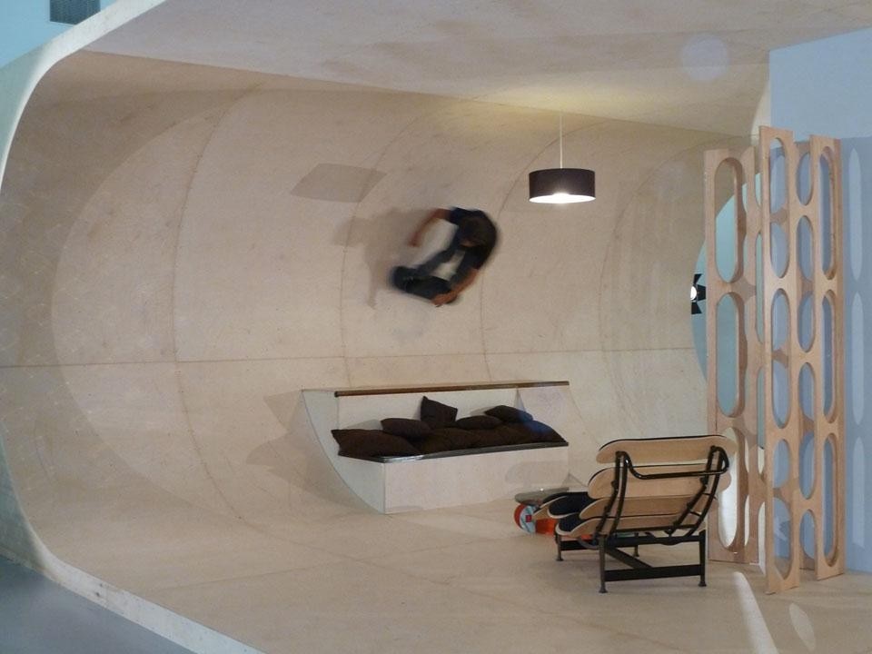 Francois Perrin and Gil Lebon Delapointe, <em>PAS House</em> living room prototype
