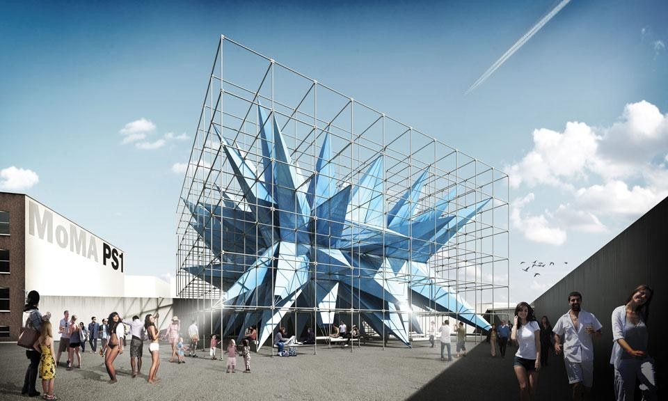 Top: The Istanbul Museum of Modern Art. Image courtesy of the Istanbul Modern. Above: Rendering of HWKN’s <em>Wendy</em>, winning design of MoMA/MoMA PS1's Young Architects Program 2012. Image courtesy of HWKN