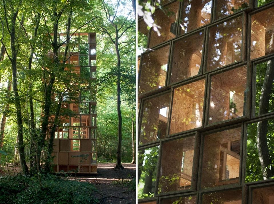 CLP Architectes, Observatory Pavilion in wood, Muttersholtz, France