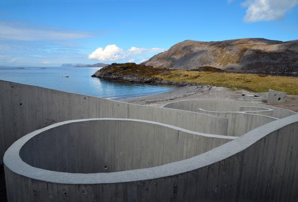 Reiulf Ramstad Arkitekter, <em>Selvika</em> beach access ramp, Havøysund, Norway