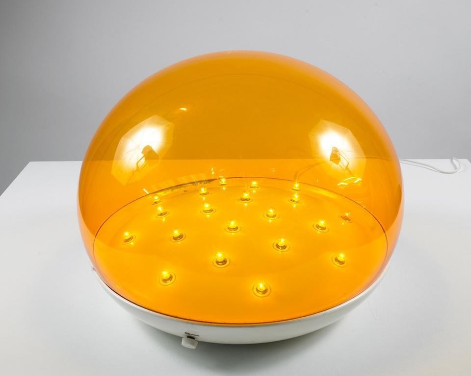 Projects on display at <em>Gino Sarfatti. Il design della luce</em> [“Gino Sarfatti. The Design of Light”], at the Triennale di Milano 