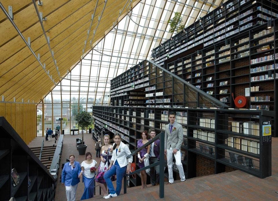 MVRDV, Spijkenisse Book Mountain, new library in Spijkenisse, Holland 2012
