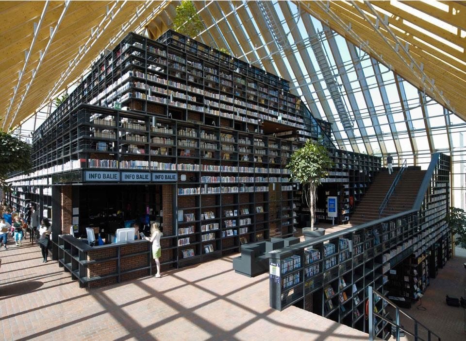 MVRDV, Spijkenisse Book Mountain, new library in Spijkenisse, Holland 2012
