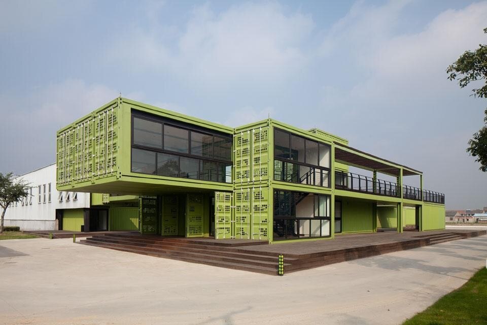 Playze, Tony’s Farm, organic food farm offices, warehouse and production complex, Shanghai, China, 2011