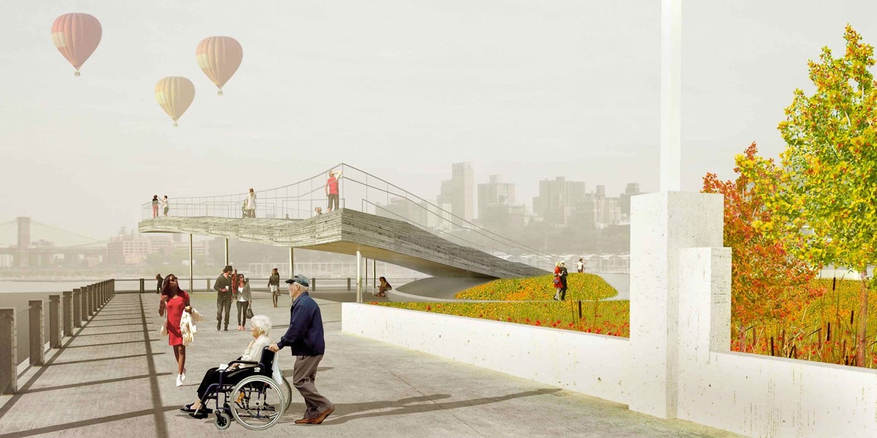 BIG+MVVA: design for Pier 6 of Brooklyn Bridge Park