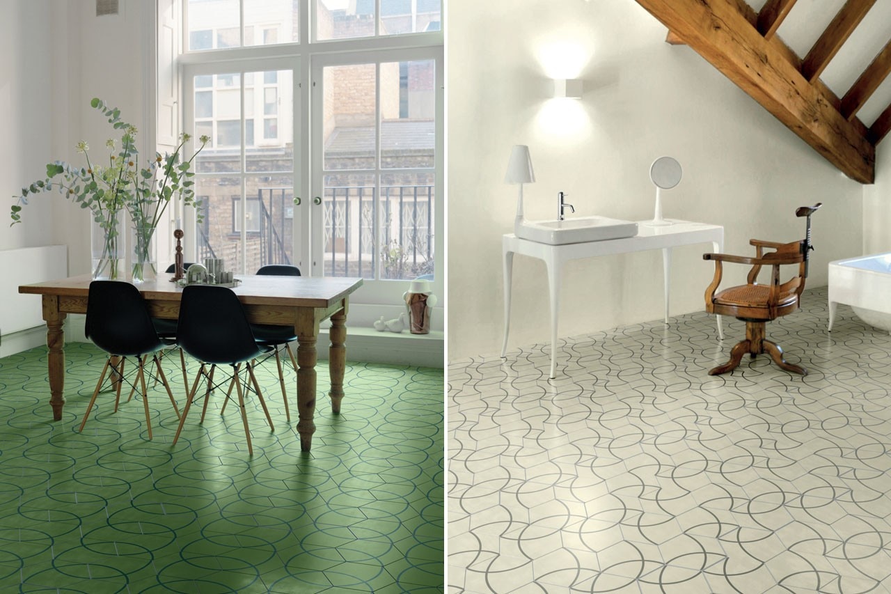 Paola Navone, Bisazza Contemporary Cement Tiles