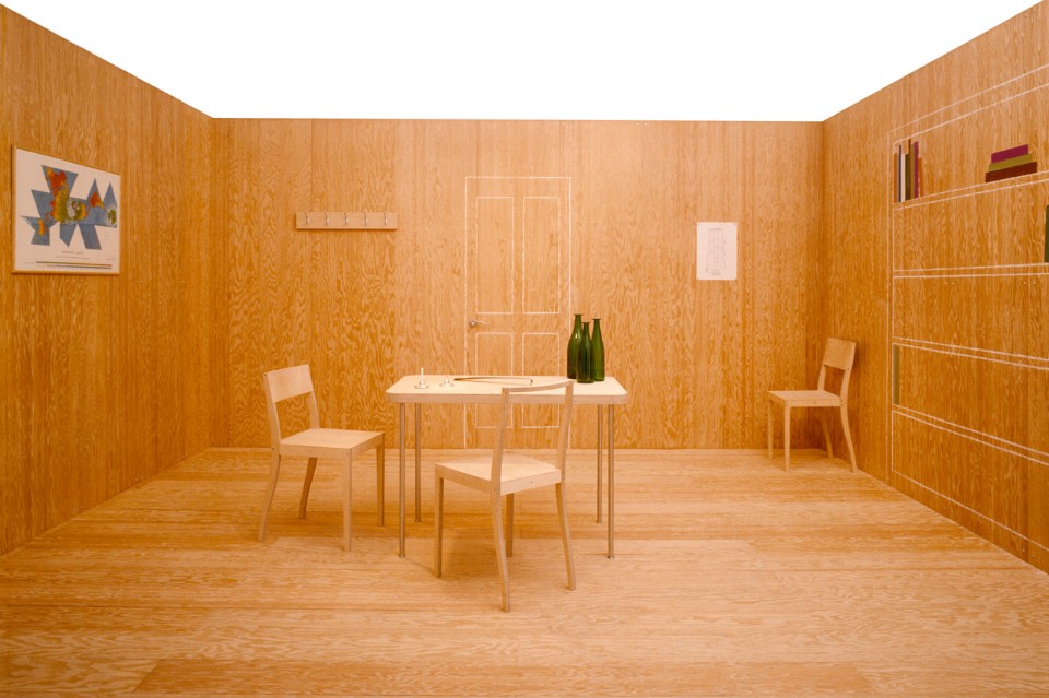 asper Morrison, set made for an exhibition at the DAAD Galerie, Berlin