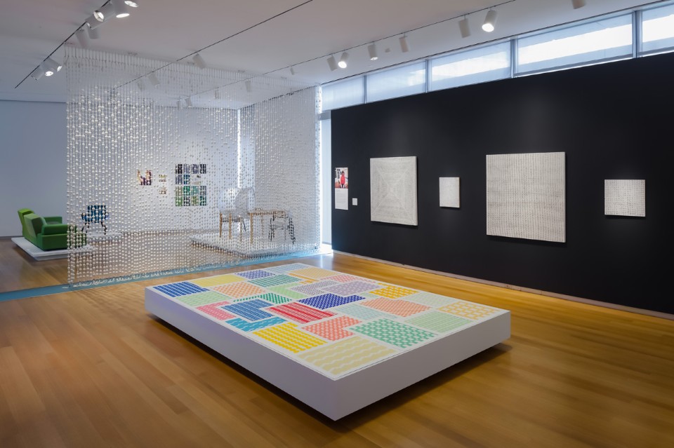 installation view of “Pathmakers: Women in Art, Craft and Design, Midcentury and Today,” 2015. Photo Butcher Walsh. Courtesy of the Museum of Arts and Design.