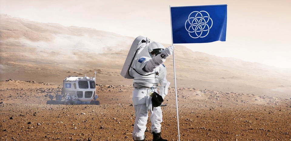 Oskar Pernefeldt, The Flag of Planet Earth