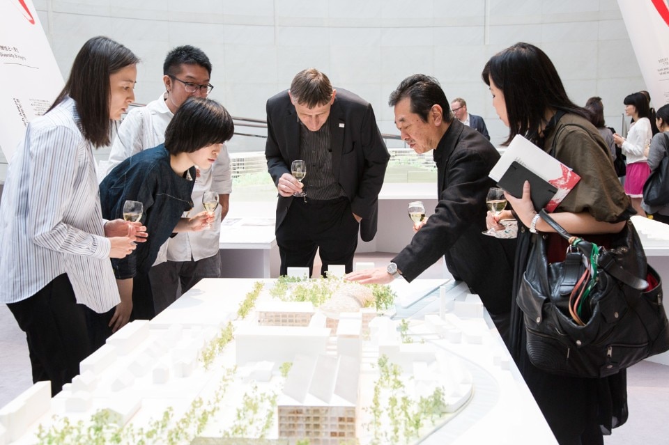 "CH–JP: Building in Context Contemporary Japanese Architecture in Switzerland", view of the exhibition
