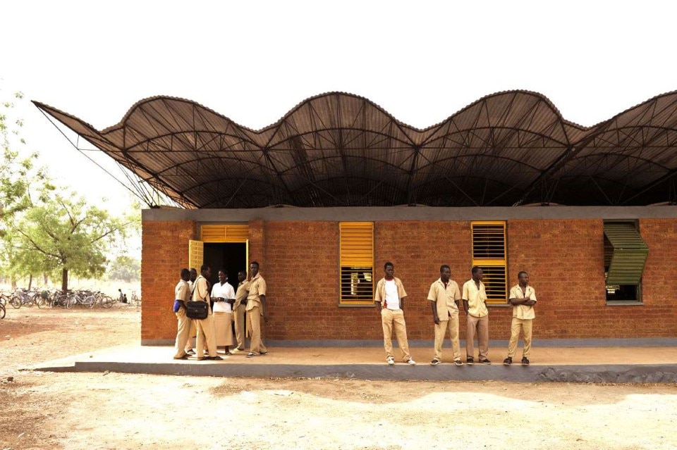 Kéré Architecture, Dano Secondary School , Burkina Faso, 2007. Photo: Kéré Architecture 
