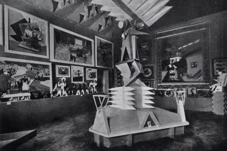 I Biennale Di Monza 1923. Sala futurista italiana, Fortunato Depero 