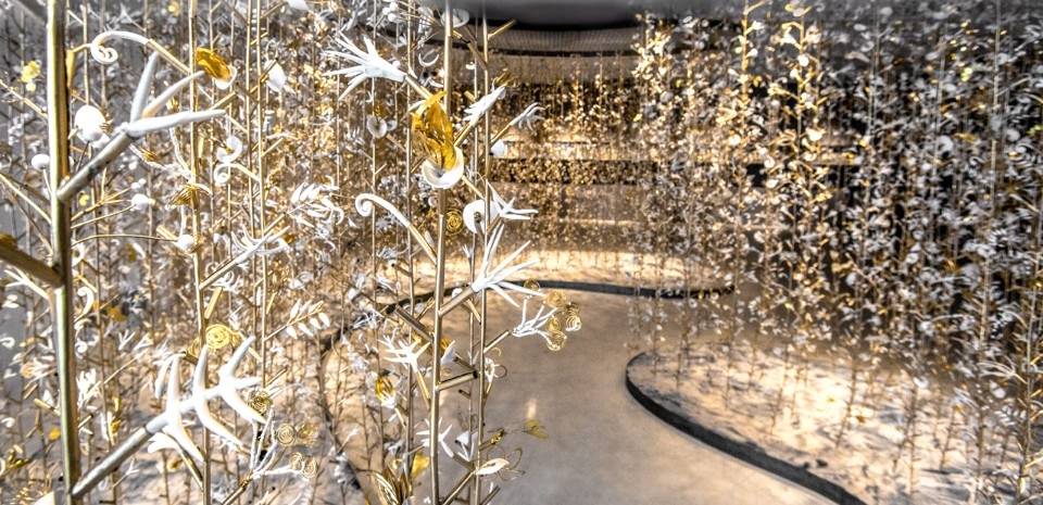Kris Ruhs, <i>Hanging Garden</i>, installation view at Galerie Azzedine Alaïa, Paris