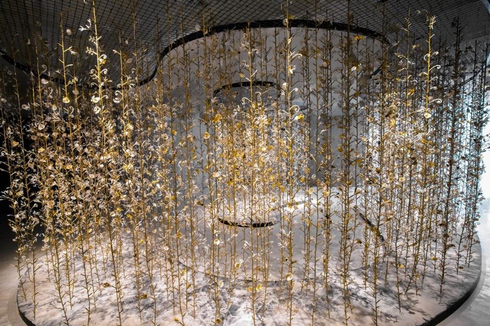 Kris Ruhs, <i>Hanging Garden</i>, installation view at Galerie Azzedine Alaïa, Paris