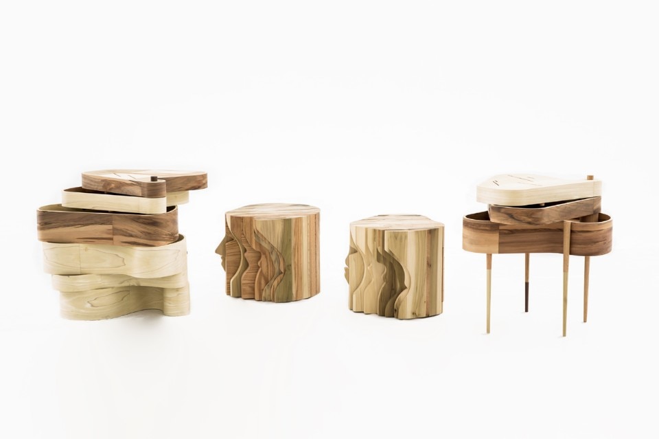 Benedetta Tagliabue, Family of tables, commissioned by Martha Thorne, 2016