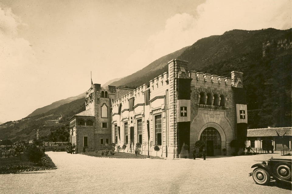 Gianni Moreschi, power plant Aem, Roasco, designed by Piero Portaluppi, Valtellina, 1931. Historic photographic archive, Fondazione Aem Milan