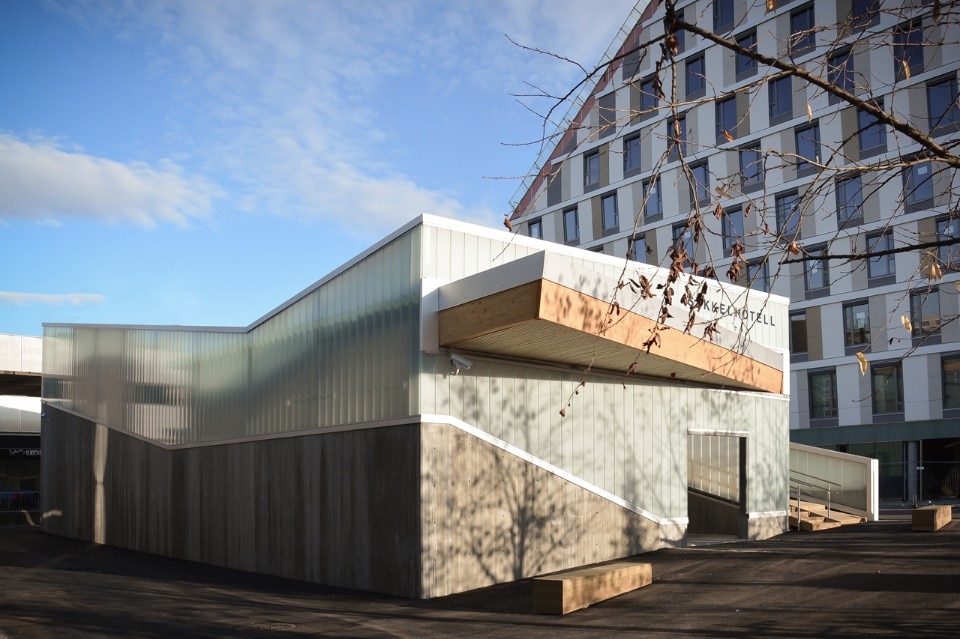 Various Architects, Lillestrøm Bicycle Hotel, Norway, 2016
