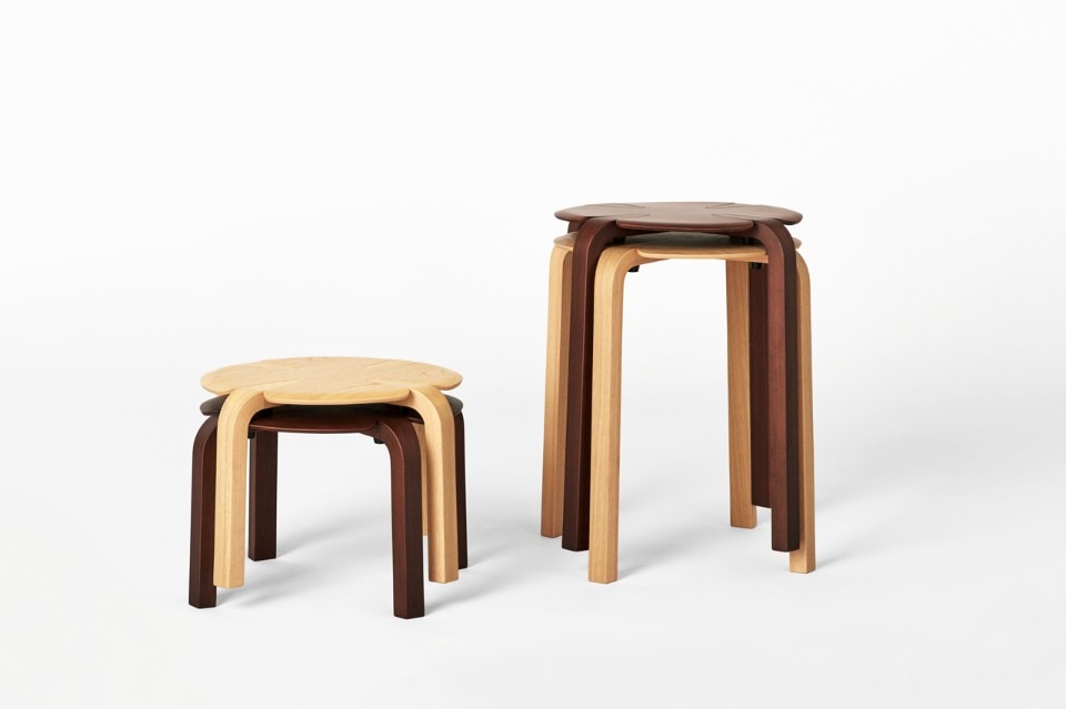 Richard Hutten, Clover stool for Taiyou&C, 2016