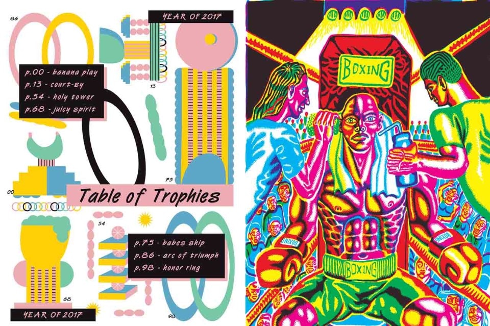 The Graphic Design Festival, posters design by Marta Veludo (left) and Pol-Édouard, Paris, 2017