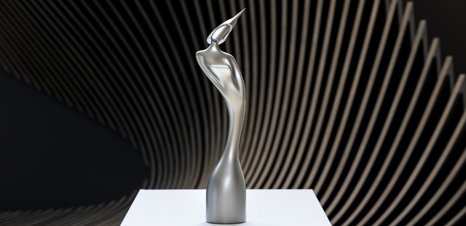 Zaha Hadid Design, BRIT Awards 2017, prize statue