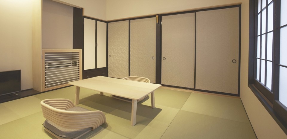Kunihiko Matsuba, stanza degli ospiti nella vecchia locanda Yumoto Shimakan, nell’area termale di Shima Onsen, Giappone, 2016