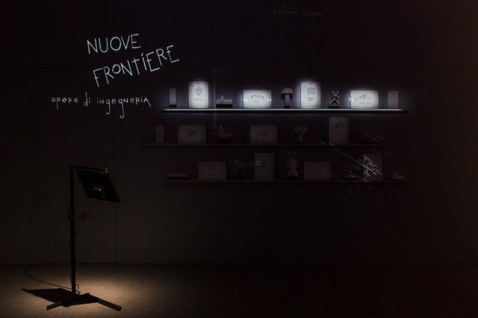 Lo spettacolo degli artefatti, installation view at RovelloDue – Piccolo Spazio Politecnico, Milan 2017 