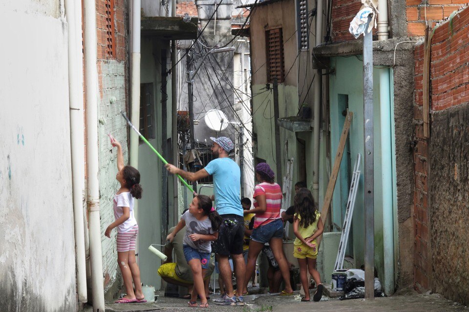 Boa Mistura, Back to the Favela, Favela of Vila Brâsilandia, São Paulo, 2017