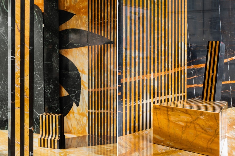 De Allegri and Fogale, Mystical Solace, installation view, Dome Milano Interior, 2017. Photo Delfino Sisto Lignani and Marco Cappelletti