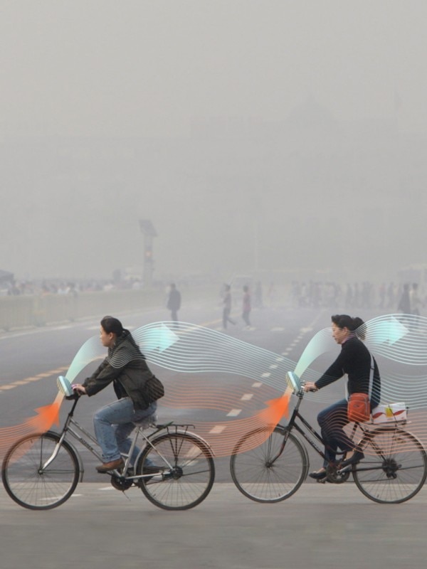 Daan Roosegaarde, The Smog Free Bicycle, 2017