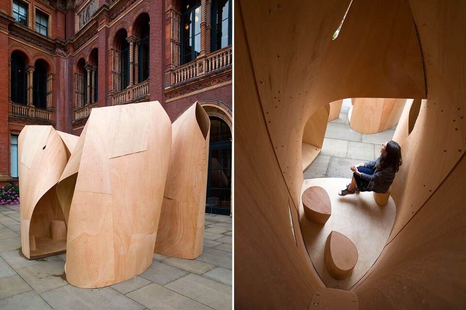 Img.12 View of the exhibition “Plywood: Material of the Modern World”, Victoria & Albert Museum London