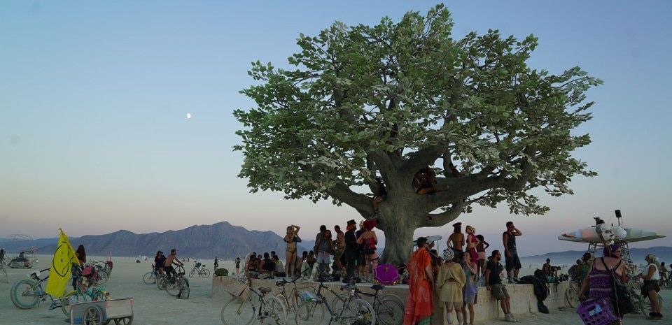 Studio Drift, Tree of Ténéré, Burning Man 2017