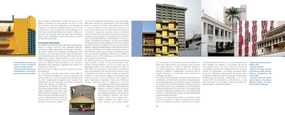 An interior spread from <i>Suites Architecturales: Kinshasa, Douala, Dakar.</i>