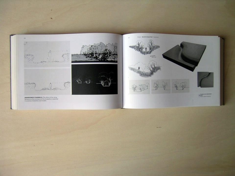 Interior pages from <i>Distance & Engagement: Walking, Thinking and Making Landscape</i>.