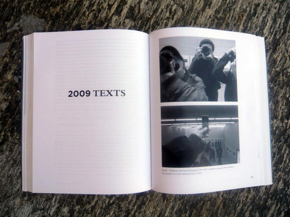 <i>Ai Weiwei: New York Photographs, 1983-1993</i>, exhibition opening at Three Shadows. Photography Art Center, Beijing, January 2, 2009.
