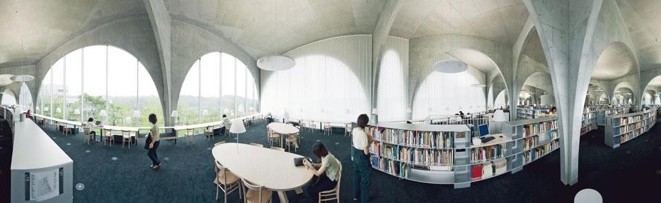 Toyo Ito: biblioteca della Tama Art
University