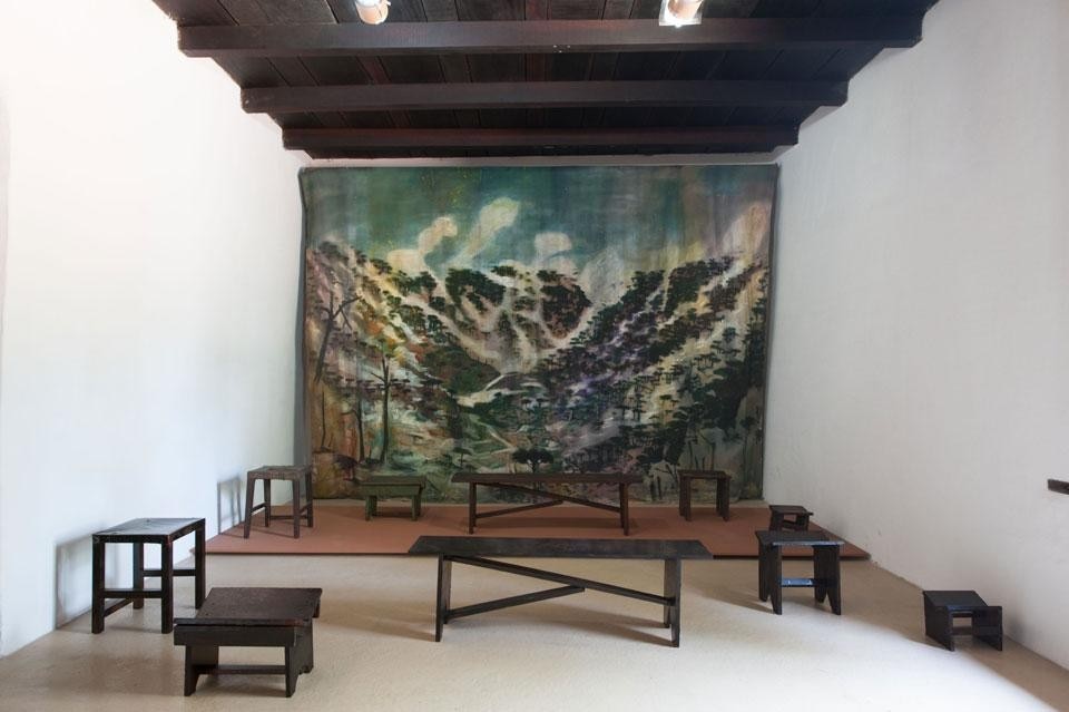 Hugo Canoilas, <i>Passáros do Paraíso</i>, vista dell'installazione alla Casa do Bandeirante