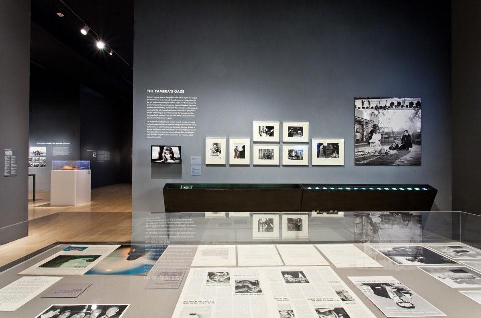 Vista della mostra "Stanley Kubrick" al LACMA di Los Angeles. Photo Museum Associates/LACMA