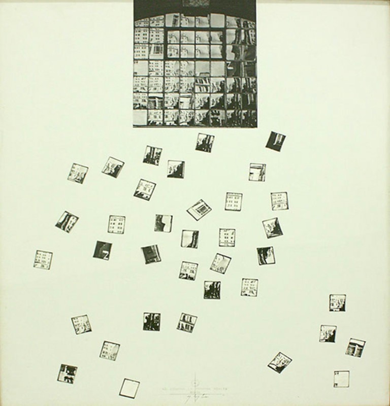 Ugo La Pietra, Ad ognuno la propria realtà, 1972 / 1974, collage, tecnica mista su carta, 93 x 77 cm, courtesy Laura Bulian Gallery