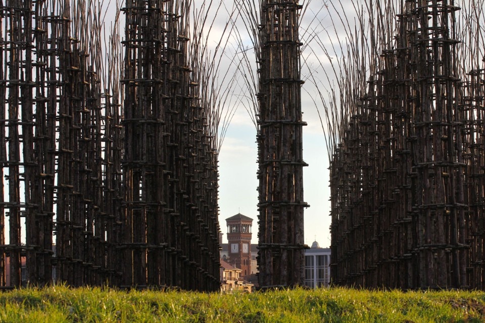Giuliano Mauri, La Cattedrale Vegetale, installation view, Lodi, 2017