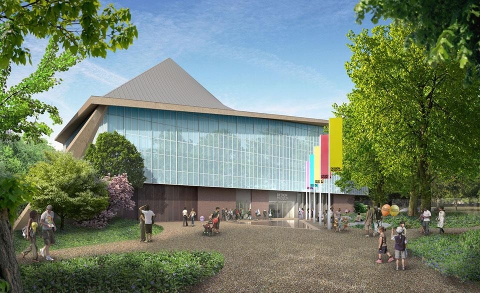 Il nuovo Design Museum, vista esterna.
John Pawson Ltd
Photo Alex Morris Visualisation