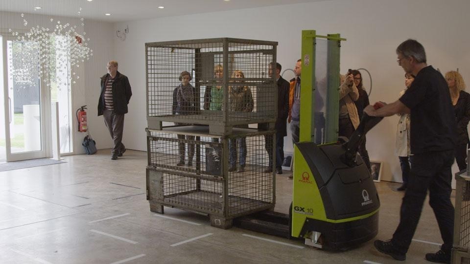 <em>Confrontations: Contemporary Dutch Design</em>, Vitra Design Museum, fase di cristallizzazione dell'allestimento duante la settimana Art BAsel 
