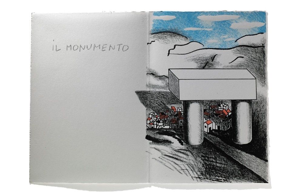 Ettore Sottsass, The monument, from Trattato di Architettura