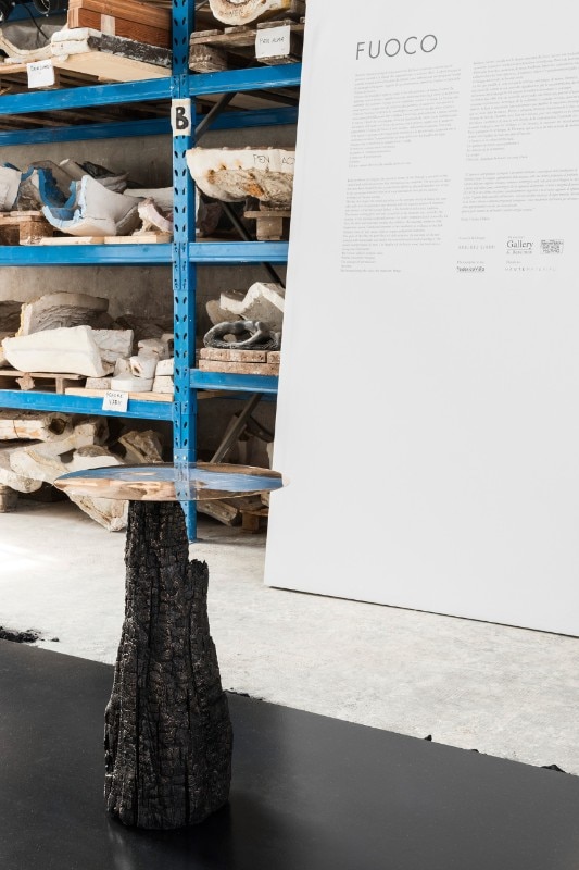 Roberto Sironi, progetto Fuoco sviluppato con la Gallery S. Bensimon e la Fonderia Artistica Battaglia, in occasione di Miart 2017 e della Milano Design Week 2017. Photo Federico Villa