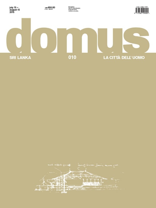 Domus Sri Lanka, 09 July–August 2015, cover