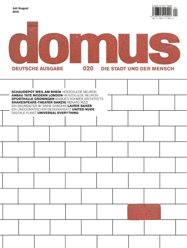 Domus Germany 20, July–August 2016