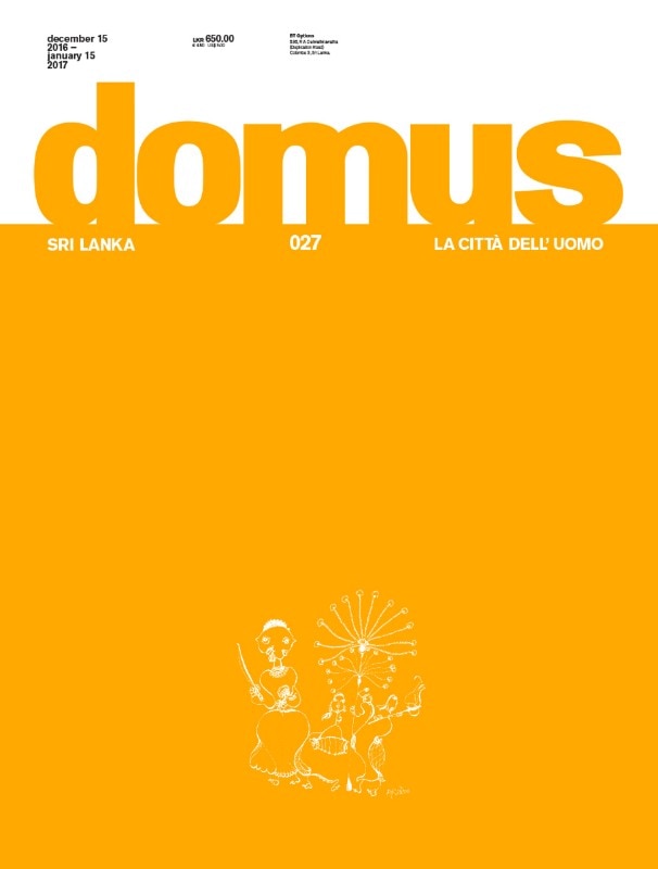 Domus Sri Lanka, December–January 2017, cover