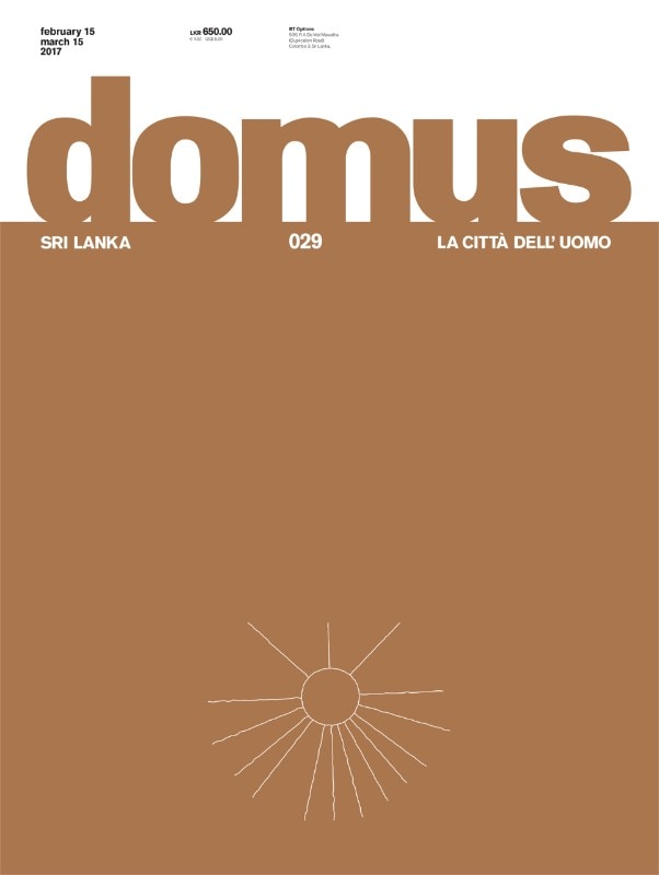 Domus Sri Lanka, February–March 2017, cover
