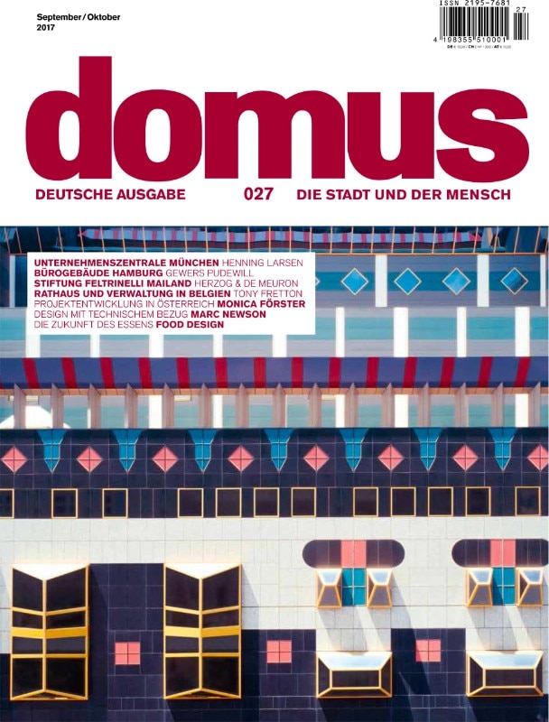 Domus Germany, September-October 2017, cover